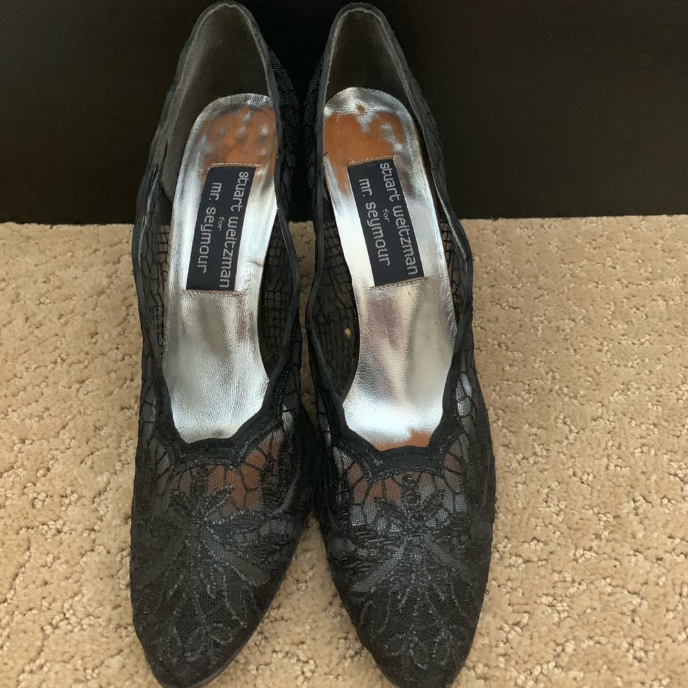 Vintage Stuart Weitzman for Mr. Seymour Lace Pumps